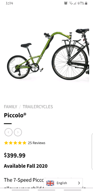 piccolo bike trailer